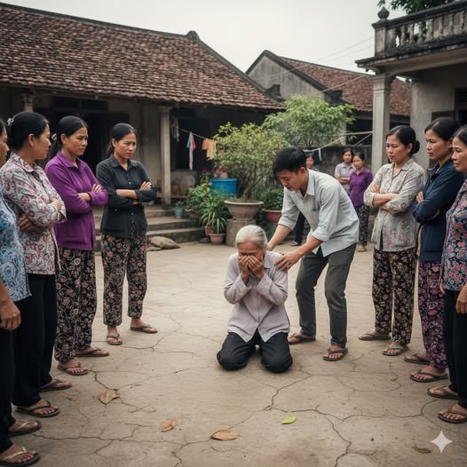 Mẹ chồng cùng vợ chồng con trai út về quê chơi 1 tuần, hớn hở đưa cho 2 đứa 10 triệu biếu anh em họ hàng cho oai, nào ngờ về được 2 ngày thì cả xóm kéo đến tận nhà