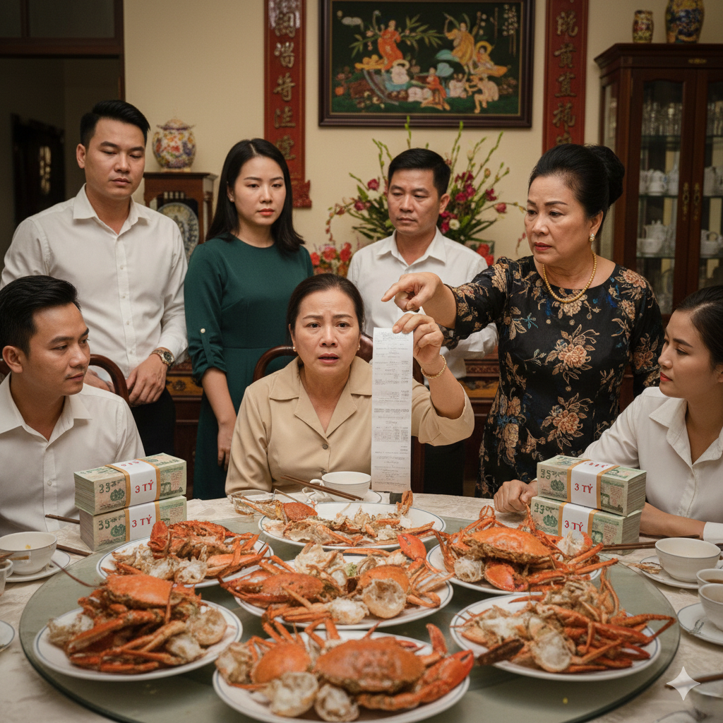 Hôm nhà chồng mở tiệc ăn mừng tiền đền bù tiền tỷ, ai cũng được chia 3 tỷ trừ vợ chồng tôi