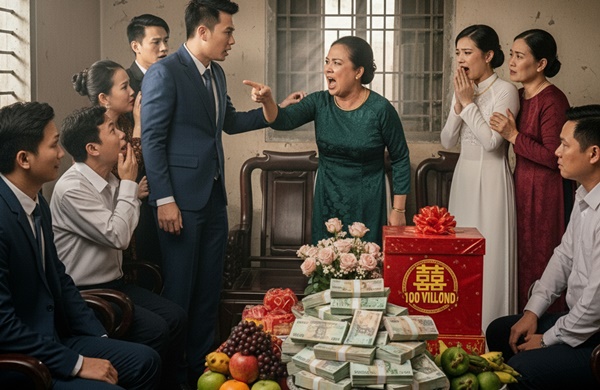 Ăn hỏi dẫn lễ 100 triệu nhưng vừa thấy tấm ảnh ở nhà gái, mẹ tôi liền qu:á;t lớn: Phải hủy hôn ngay còn kịp!