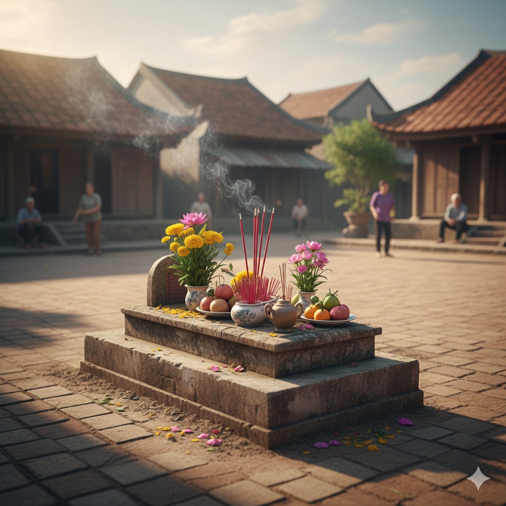 Tôi nhìn quanh, hối thúc người xung quanh: “Ai dọn mộ vậy? Chẳng phải cụ Bá đã mất rồi sao?”