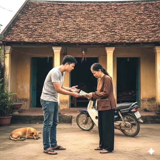 Vợ lén biếu mẹ đẻ 30 triệu, tôi đến thẳng nhà đòi lại khiến bà ngoại bẽ mặt ném trả