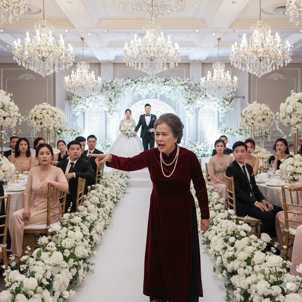 Giữa đám cưới của tôi, mẹ chồng đột nhiên đứng dậy, nằng nặc bắt tất cả mọi người phải ra về ngay lập tức hóa ra là vì.