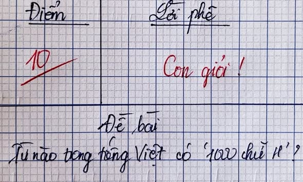 Từ nào trong tiếng Việt có 1000 chữ H, đơn giản nhưng 99% người được hỏi đều trả lời sai