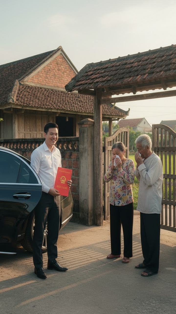 Anh trai mất tích từ năm 1990, cả nhà tôi đi tìm mà không thấy, vậy mà 30 năm sau có 1 chiếc xe ô tô tiền tỷ đứng trước cổng, người đàn ông bước xuống cầm theo 3 quyển sổ đỏ