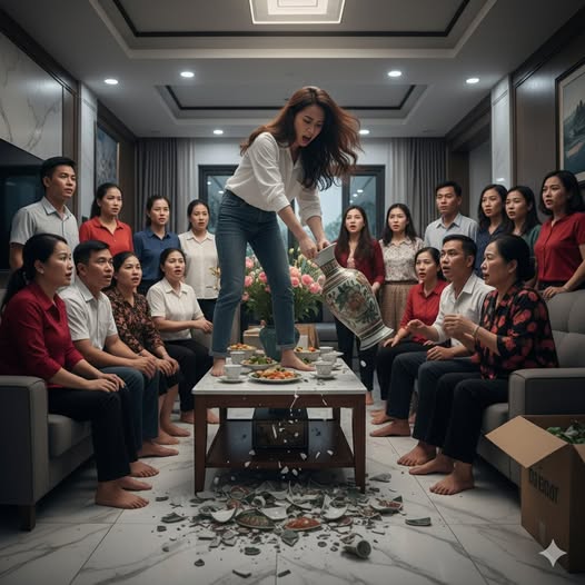 Mẹ chồng gắt: – Trẻ con biết gì! Nhà mới thì phải chịu bẩn chứ! Làm quá lên!