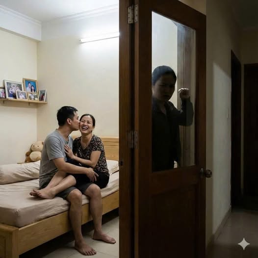 Đi làm khu công nghiệp quần đêm cả ngày lẫn đêm, chồng tôi ở nhà chỉ việc lo cơm nước nhưng sung sướng quá hóa rô, vào hôm nay ca sớm tôi trở về nhà thì thấy họ chồng chị hàng xóm tình tứ