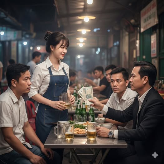 Cô sinh viên trẻ đẹp rửa cốc ở quán bia được vị giám đốc boa cho 1 triệu và hỏi tên cô gái. Chỉ đúng 1 tuần sau, vợ con ông ấy đến gặp cô gái nói cho cô 1 sự thật điếng người