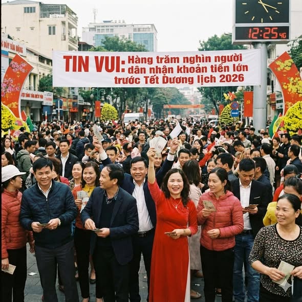 Tin vui: Hàng trăm nghìn người dân sẽ nhận được khoản tiền lớn này trước Tết Dương lịch 2026