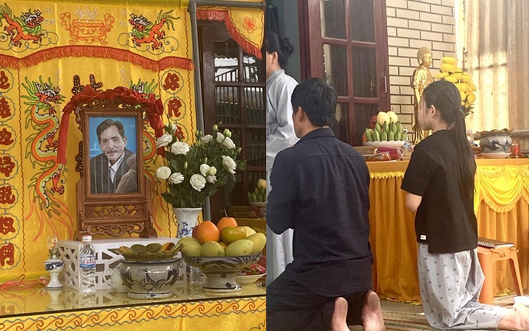 Vợ 4 đưa con gái về chịu tang Thương Tín