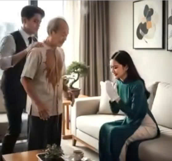 Chủ tịch giả nghèo làm người giúp việc để thử lòng bạn gái của con trai và cái kết