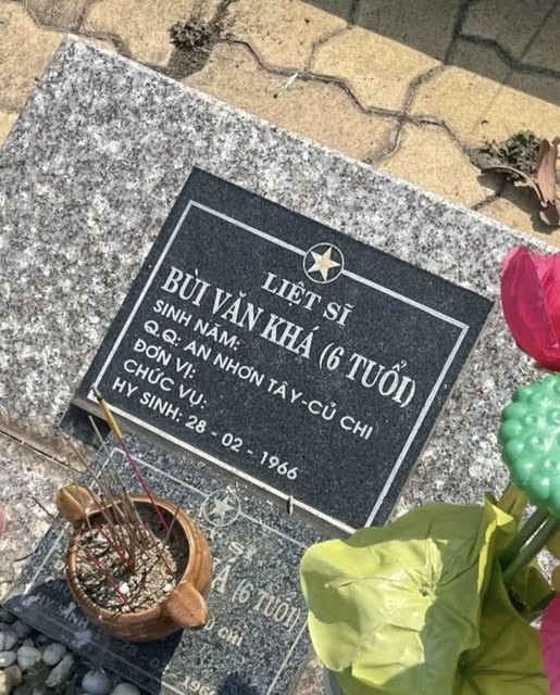 Sự thật về bức bia mộ ghi li::ệt sĩ 6 tu::ổi, hy sinh năm 1966