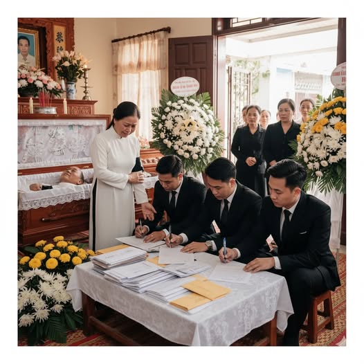 Lo xong tang lễ cho chồng, con riêng của anh đòi tôi ký giấy từ chối tài sản, nhưng 100 ngày sau… chính chúng nhận quả báo