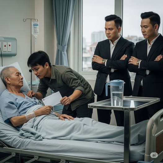 Bố nằm viện giai đoạn cuối, đưa cho các con phong bì niêm phong dặn giữ kỹ, ai cũng chê chỉ có con út nhận giữ, ngày ông mất anh cả nhà đòi mở ra xem, 2 anh trai ch-ết lặng xâu xé bằng được, hóa ra