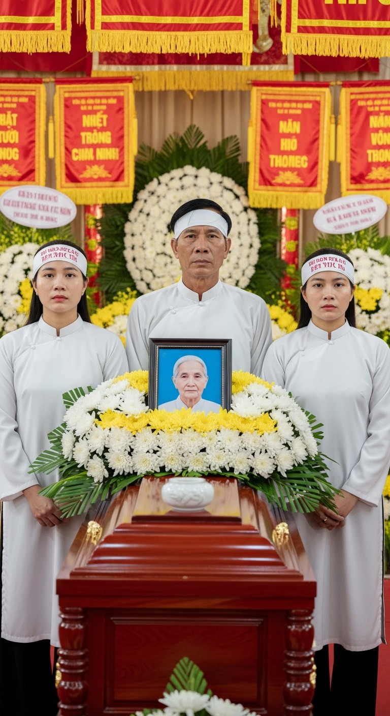 Đám tang mẹ vừa xong, nhà cửa còn nồng mùi khói nhang, anh cả giàu có đã gọi chúng tôi vào “họp gia đình” để tuyên bố về số tiền phúng điếu..