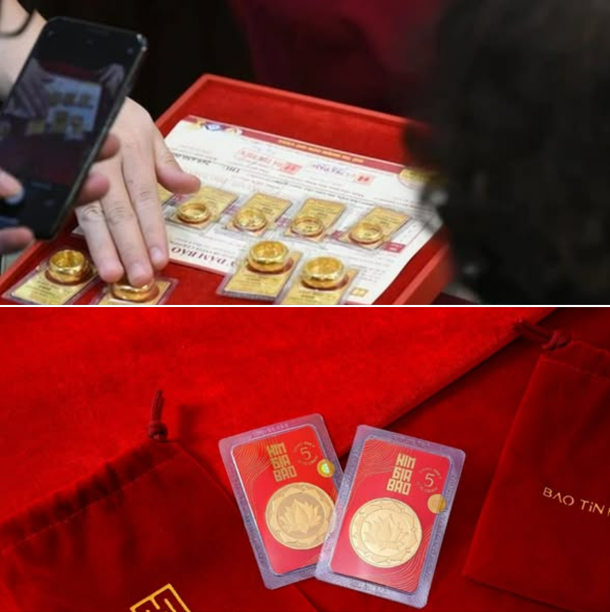 Giá vàng đột ngột lập đỉnh chưa từng có ở Việt Nam sau một tuyên bố của Tổng thống Trump