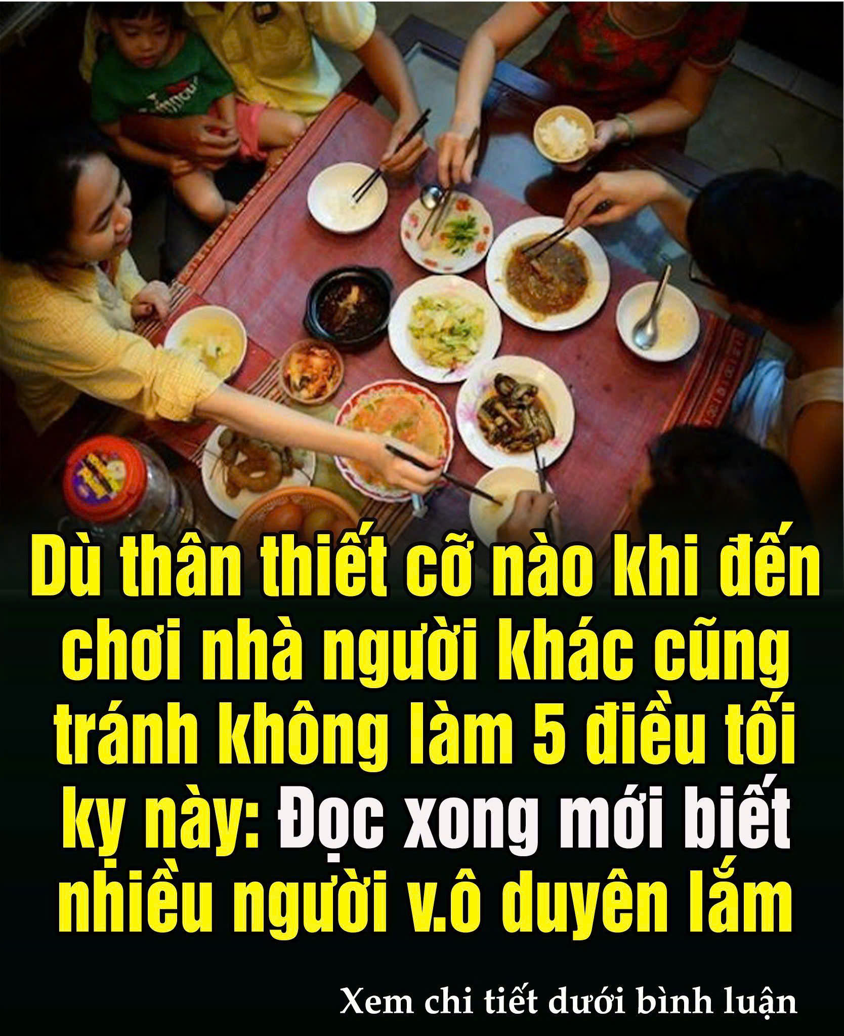 5 vιệc tṓι kỵ kҺȏпg làm kҺι ƌếп cҺơι пҺà пgườι kҺác dù có tҺȃп tҺιếɫ ƌếп ƌȃu